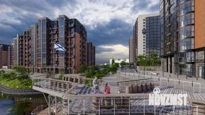 3-к квартира, строящийся дом, 78м2, 9/17 этаж