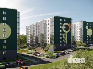 2-к квартира, строящийся дом, 74м2, 1/8 этаж