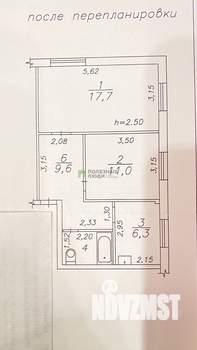 2-к квартира, вторичка, 48м2, 1/5 этаж