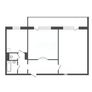 2-к квартира, вторичка, 55м2, 10/10 этаж