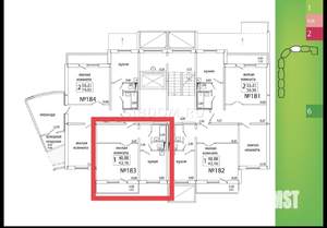 1-к квартира, вторичка, 42м2, 5/11 этаж