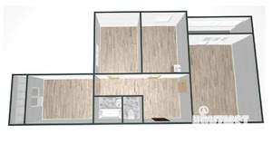 3-к квартира, вторичка, 67м2, 3/17 этаж