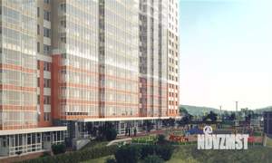 2-к квартира, строящийся дом, 46м2, 24/26 этаж