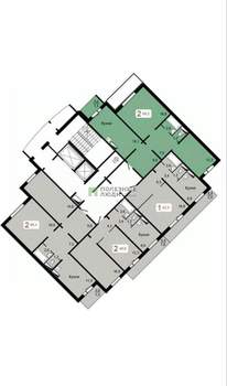 2-к квартира, вторичка, 67м2, 10/16 этаж