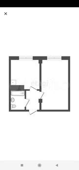 1-к квартира, вторичка, 39м2, 9/13 этаж