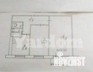 2-к квартира, вторичка, 45м2, 4/5 этаж