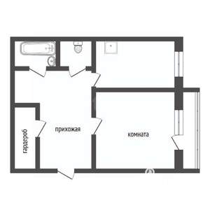 1-к квартира, вторичка, 38м2, 5/10 этаж