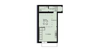 1-к квартира, вторичка, 35м2, 4/10 этаж