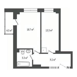 2-к квартира, вторичка, 46м2, 11/24 этаж