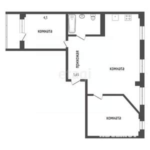 3-к квартира, вторичка, 75м2, 8/9 этаж