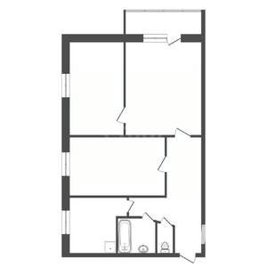 3-к квартира, вторичка, 55м2, 3/5 этаж