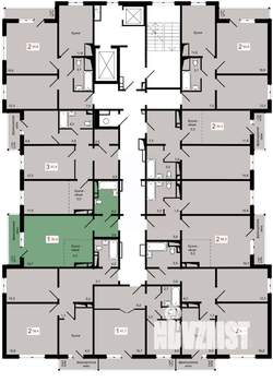 1-к квартира, вторичка, 35м2, 17/17 этаж