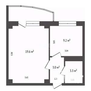 1-к квартира, вторичка, 36м2, 12/24 этаж