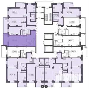 Студия квартира, строящийся дом, 36м2, 17/17 этаж