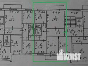3-к квартира, вторичка, 64м2, 8/9 этаж