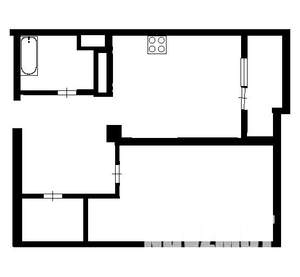 1-к квартира, вторичка, 44м2, 3/11 этаж