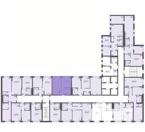 2-к квартира, вторичка, 37м2, 5/17 этаж