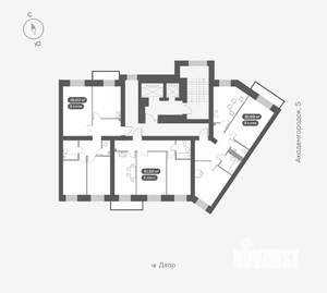 2-к квартира, вторичка, 69м2, 9/15 этаж
