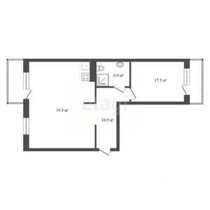 2-к квартира, вторичка, 73м2, 5/10 этаж