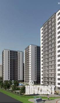 2-к квартира, строящийся дом, 56м2, 4/17 этаж