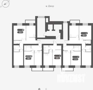 2-к квартира, вторичка, 62м2, 4/15 этаж