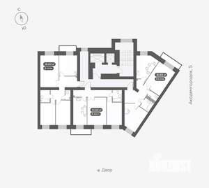 2-к квартира, вторичка, 69м2, 3/15 этаж