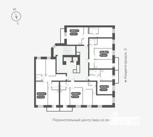 3-к квартира, вторичка, 78м2, 2/14 этаж