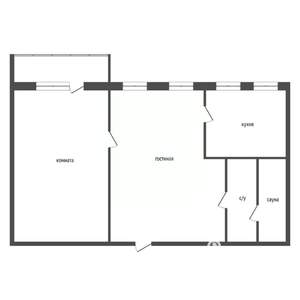 2-к квартира, вторичка, 72м2, 1/9 этаж