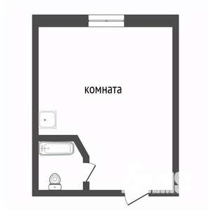 Студия квартира, вторичка, 13м2, 8/10 этаж