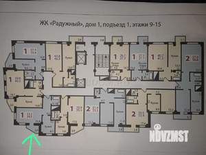 1-к квартира, вторичка, 34м2, 13/18 этаж