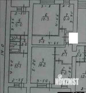 3-к квартира, вторичка, 63м2, 1/9 этаж