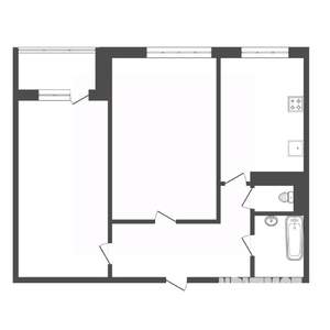 2-к квартира, вторичка, 50м2, 5/9 этаж