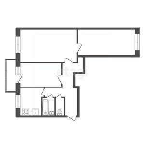 3-к квартира, вторичка, 61м2, 5/5 этаж