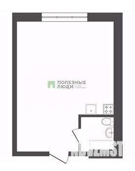 Студия квартира, вторичка, 12м2, 7/9 этаж