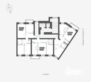 3-к квартира, вторичка, 77м2, 7/15 этаж