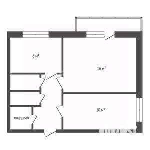 2-к квартира, вторичка, 40м2, 2/9 этаж