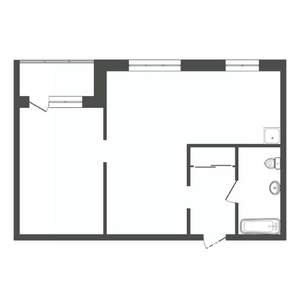 2-к квартира, вторичка, 39м2, 2/9 этаж