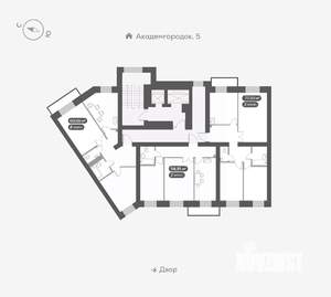 3-к квартира, вторичка, 77м2, 8/15 этаж