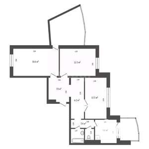 4-к квартира, вторичка, 98м2, 5/14 этаж