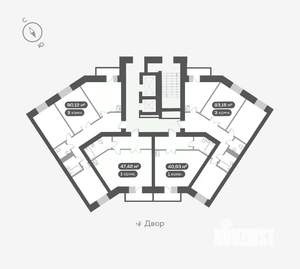 3-к квартира, вторичка, 90м2, 15/16 этаж