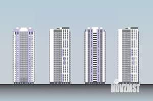 1-к квартира, строящийся дом, 35м2, 4/25 этаж