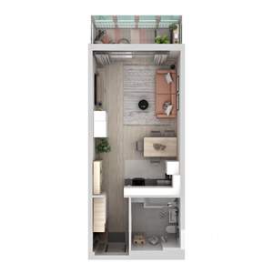 1-к квартира, вторичка, 36м2, 11/19 этаж