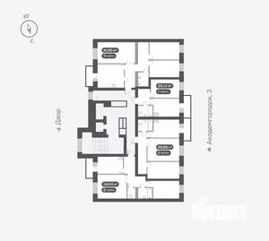 2-к квартира, вторичка, 59м2, 9/14 этаж