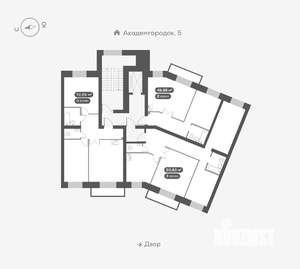 3-к квартира, вторичка, 72м2, 8/15 этаж