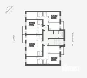 3-к квартира, вторичка, 74м2, 7/16 этаж