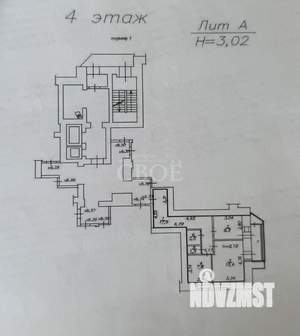 2-к квартира, вторичка, 53м2, 4/17 этаж