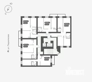 2-к квартира, вторичка, 58м2, 9/16 этаж