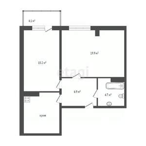 2-к квартира, вторичка, 58м2, 20/24 этаж