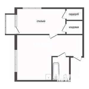 2-к квартира, вторичка, 42м2, 2/5 этаж
