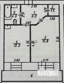 1-к квартира, вторичка, 40м2, 9/16 этаж